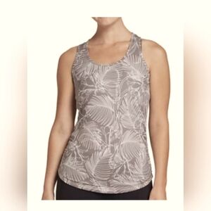CALIA by Carrie Underwood Athletic Tank Top Womens Size XL Flow Racerback Taupe